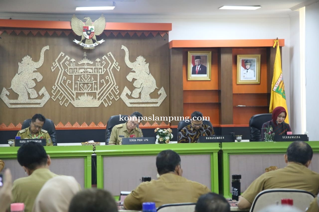 Pemprov Lampung Rumuskan Aksi Daerah Pembinaan Dan Pengembangan Ekonomi Kreatif